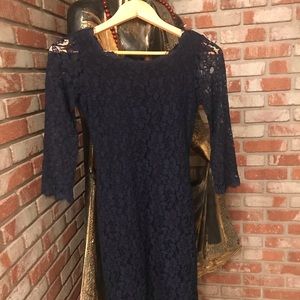 Diana Von Furstenberg Zarita Dress size 0 Navy